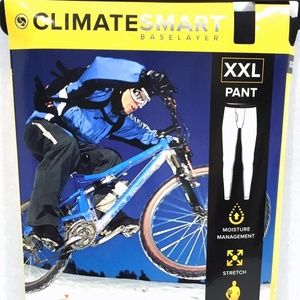 Climate Smart Base Layer Climate Flex Pants XLL Black Mid Weight